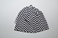 čepice krátká - zigzag